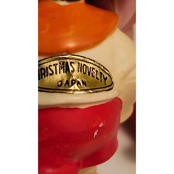 Vintage Christmas Novelty Pinocchio Jiminey Cricket Japan Figurines  Ceramic Col - Picture 7 of 8